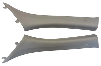 2010-2016 宝马 550I GT 左右前 A PILLAR TRIM 一对灰色原始设备制造商 — 第 1/4 张图片