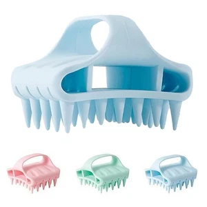 2* Spazzola Shampoo Massaggiatore Cuoio Capelluto Capelli per Crescita, con Scrubber Silicone Morbido - Foto 1 di 15