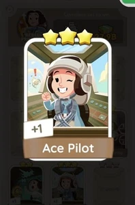 Ace Pilot - Monopoly!!! 3⭐️ Star Wars Album - Picture 1 of 1