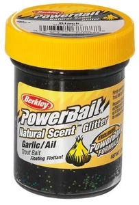 Powerbait Dough Natural Scent Garlic Black Troutbait Forellenteig - Bild 1 von 1