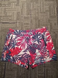 Columbia Women's PFG Fishing Tidal II Board Shorts Palms Blue Red Gray Size XL - Picture 1 of 11