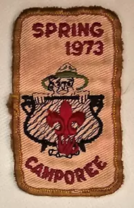 Vintage 1973 Spring Camporee Boy Scouts Patch - Picture 1 of 3