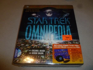 NEW SEALED STAR TREK OMNIPEDIA PC COMPUTER GAME CD-ROM PREMIERE WINDOWS 95 NIB  - Picture 1 of 4