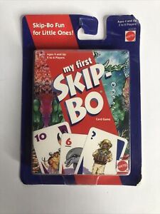 1999 Mattel My First Skip-Bo Card Game #42408 for Younger Players NEW SEALED
