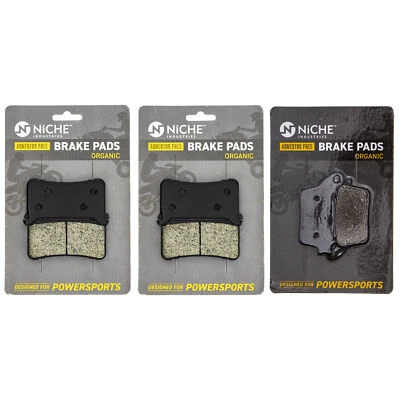 Brake Pad Set for Honda CBR1000RR 06435-MEL-D23 06455-MKF-D41 Front Rear Organic - Изображение 1 из 4