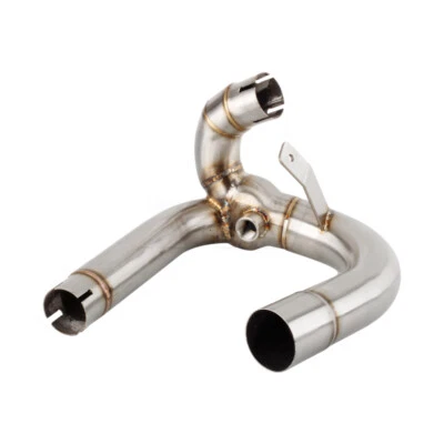 For Ducati Hypermotard 1100 2007-2009 Motorcycle Exhaust Muffler Mid Link Pipe — 第 1/4 张图片