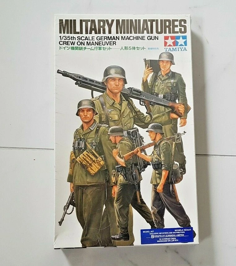 1x Tamiya 35184 1/35 German Machine Gun Crew - on Maneuver Model Kit 09n