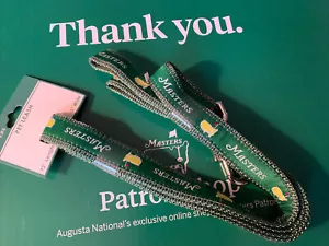 Masters Dog Leash 2021 72"" de largo 1"" de ancho Augusta National Golf Club nuevo - Imagen 1 de 1