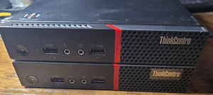 Lot of 2 Lenovo ThinkCentre M715q AMD Ryzen 5 Pro 2400GE No RAM No SSD-NO OS - Picture 1 of 7