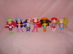 2007 McDonald's Strawberry Shortcake Happy Meal Toy Lot 7 dolls - Imagen 1 de 4