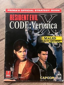 Resident Evil Code: Veronica X: Guía Oficial de Estrategia de Prima Secretos Sellados - Imagen 1 de 3