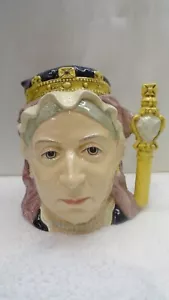 ROYAL DOULTON 1987 GROSSER TOBY BECHER KRUG QUEEN VICTORIA D6816 STANLEY TAYLOR - Bild 1 von 11