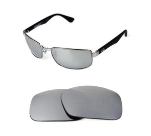 NEU POLARISIERTE ERSATZ-SILBER-EISLINSE PASST RAY BAN RB3501 61 mm SONNENBRILLE - Bild 1 von 6