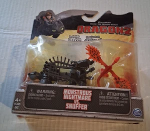 How To Train Your Dragon 2 Monstrous Nightmare Vs. Snuffer Action Figures New - Picture 1 of 14