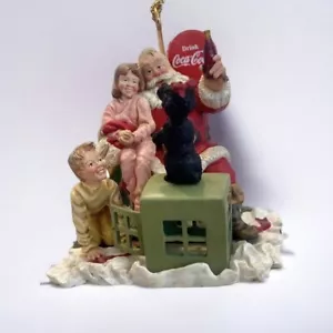 Vintage 1999 Danbury Mint Santa Claus Coca-Cola Christmas Ornament - Picture 1 of 9