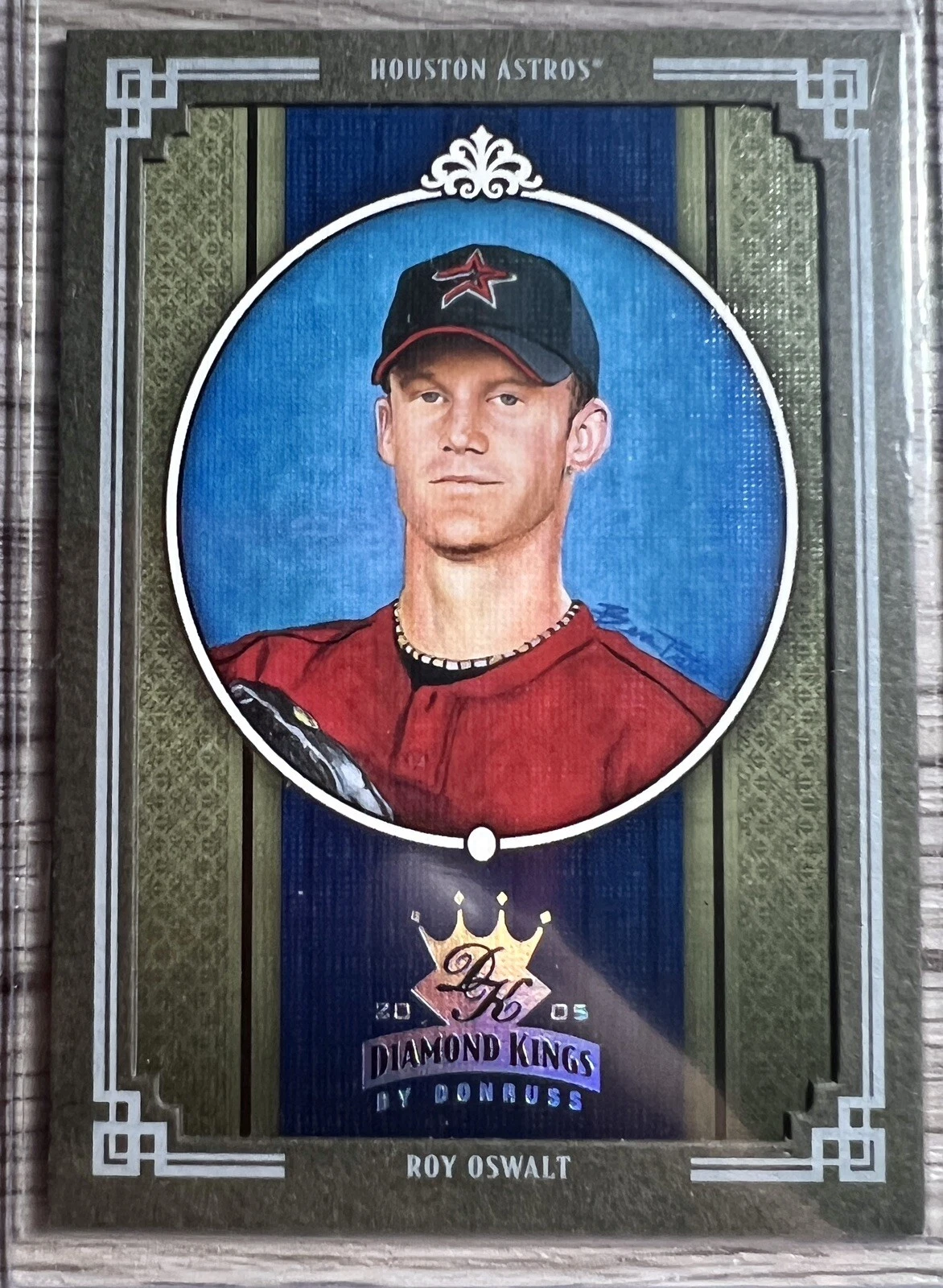 2005 Diamond Kings Baseball Card #104 Roy Oswalt 1/1 - 1 of 1 - Insert