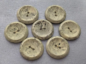 7x Chaquetas, Botones de abrigo - Meled - 25mm Plástico - Imagen 1 de 2