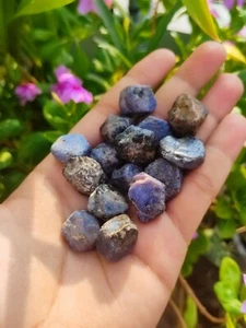 Raw Blue Sapphire Chunks - Medium Sizes - Picture 1 of 6