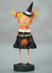 LORI MITCHELL ~ Adorable Dora ~ Folk Art Halloween Trick or Treat Kid - Picture 1 of 1