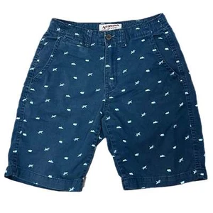 PRE-OWNED - Men's Arizona Jean Co. Paper Airplane Print Shorts - Picture 1 of 3