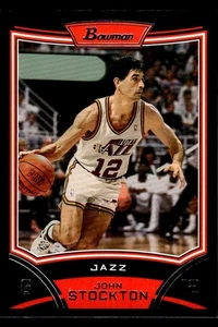 2008 Bowman #103 John Stockton Near Mint - Picture 1 of 2