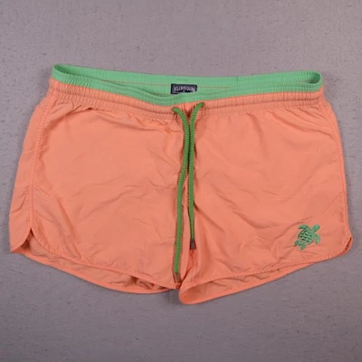 Bañador Vilebrequin Pantalones Cortos Para Hombre Grande Coral Rosa-Naranja Tortuga Bordado Foto 1 de 4