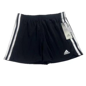 Adidas Aero Ready Mesh Shorts Youth L (14) Black/ White Athletic Active NWT $30 - Picture 1 of 11