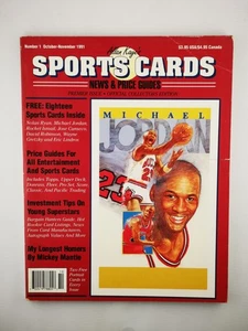 1991 Oct-Nov  No 1 Sports Cards News & Price Guide Gretzky Jordan Ryan - Bild 1 von 9