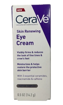 Crema de ojos renovadora de piel CeraVe - reduce las líneas finas - 0,5 oz Foto 1 de 4