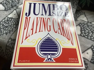 Jumbo Size Playing Cards, Giant Size Playing Cards, Party Card Deck Playing Game - Picture 1 of 3