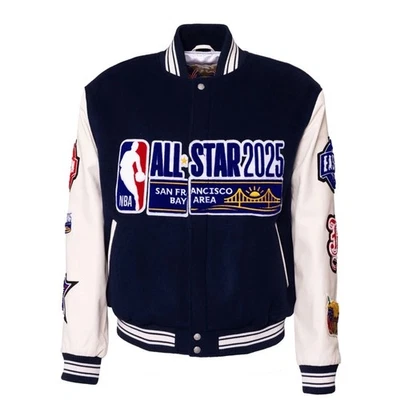Jeff Hamilton 2025 NBA ALL-STAR VARSITY JACKET - 4XL - Golden State/SF - Image 1 of 4