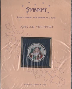 Arte punto de cruz polvo de estrellas por L. Kotila entrega especial patrón de Papá Noel - Imagen 1 de 1
