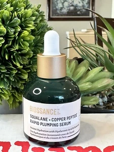Biossance Squalane + Copper Peptide Rapid Plumping Serum - 30 Ml Travel Size. - Picture 1 of 4
