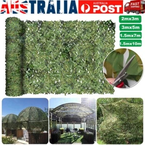 3-10m Camo Net Hunting Shooting Camouflage Hide Army Camping Woodland Netting - Picture 1 of 12