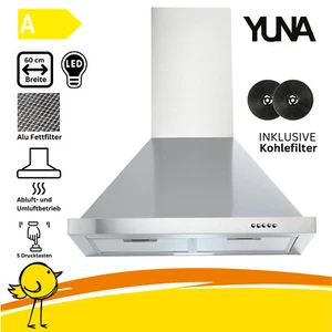 Dunstabzugshaube Wandhaube Abluft Umluft INKLUSIVE Kohlefilter LED Energie A - Bild 1 von 9