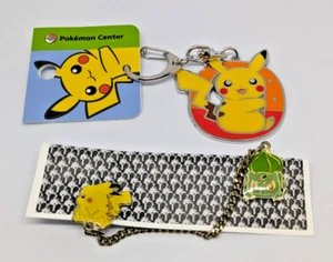 Set Accessori Pikachu - Portachiavi e Charm con Catena - Autentico Giappone Pokemon - Foto 1 di 13