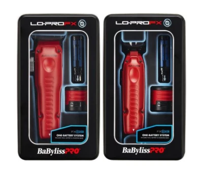 BaBylissPRO FXONE LO-PROFX Matte Red Clipper & Trimmer  | FX829MR & FX729MR - Image 1 of 4