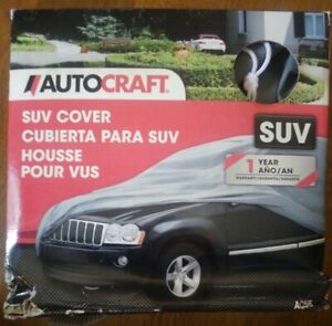 Autocraft SUV Car Cover 14'-15'.6"  Easy Fit Light Weight Water Resistant AC58