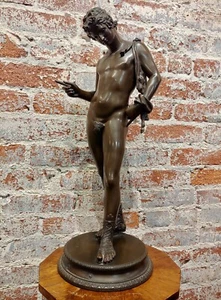 Bronzeskulptur Narzisse 19. Jahrhundert - um 1880 - Bild 1 von 11