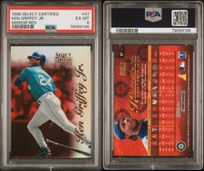 Ken Griffey Jr. Mariners 1996 Pinnacle Select Certified Mirror Red /90 PSA