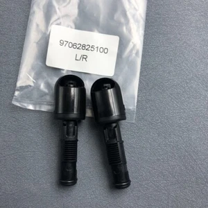 2x For Porsche 911 Panamera Headlight Washer Nozzle Spray Jet 99762826300 Black - Picture 1 of 6