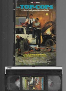 VPS Video Hartbox Beau Bridges Bubba Smith TOP - COPS VHS Rarität FSK 18 - Bild 1 von 2