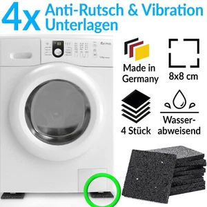 Waschmaschinen Unterlage Gummimatte Rutsch Schwingungsdämpfer Vibrationsdämpfer - Picture 1 of 3