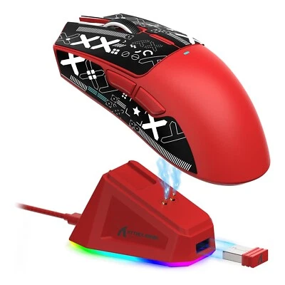 ATTACK SHARK X11 Wireless Gaming Mouse with Charging Dock up to 22000DPI PAW3311 - Image 1 of 4