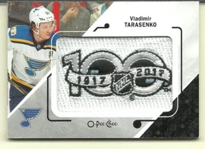 2017-18 O-Pee-Chee Patches #P46 Vladimir Tarasenko 100 - Imagen 1 de 1
