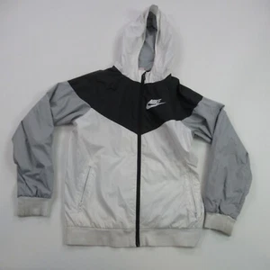 Nike Jacket Boys Large Long Sleeve Full Zip Outdoor Lightweight Hooded - Picture 1 of 12