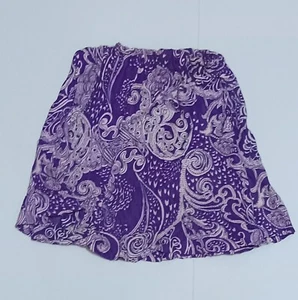Girls purple paisley skirt no tags size small - Picture 1 of 5