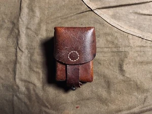 Schweizer Armee Leder Munitionstasche Patronentasche Gürteltasche - Bild 1 von 2
