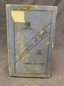 Thoughts of God for Evening Hours Laura A Barter Snow Birling Bible Religion - Picture 1 of 7