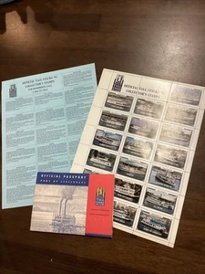 Tall Stacks Steamboating Stamp Passport book and stamps 1995 - Picture 1 of 8